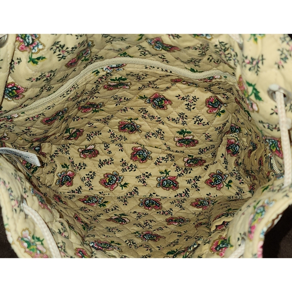 Americana by Sharif Women's Backpack Beige Multi-Colored Floral Like-New! - Picture 8 of 12